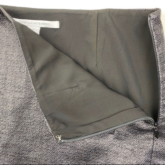 Diane von Furstenberg Elley Mini Skirt Black Pink - Picture 3 of 7